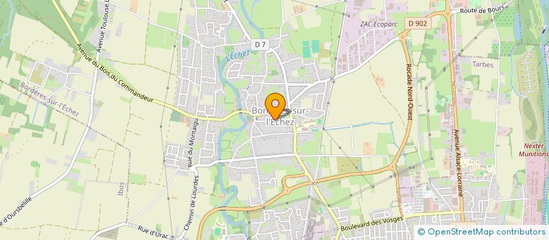 localisation de l'entreprise MONSIEUR ROBERT LAFFITTE  BORDERES-SUR-L'ECHEZ