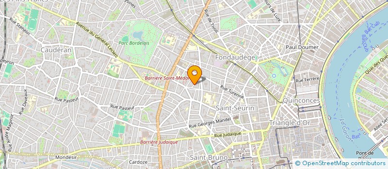 localisation de l'entreprise MONSIEUR ROBERT LAFITTE à BORDEAUX