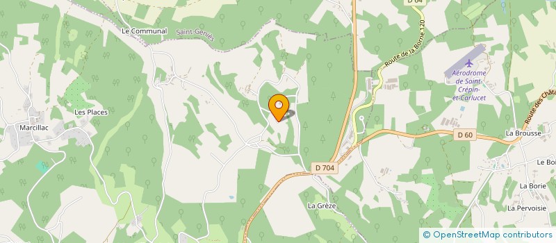 localisation de l'entreprise MONSIEUR ROBERT LAFLAQUIERE  MARCILLAC-SAINT-QUENTIN