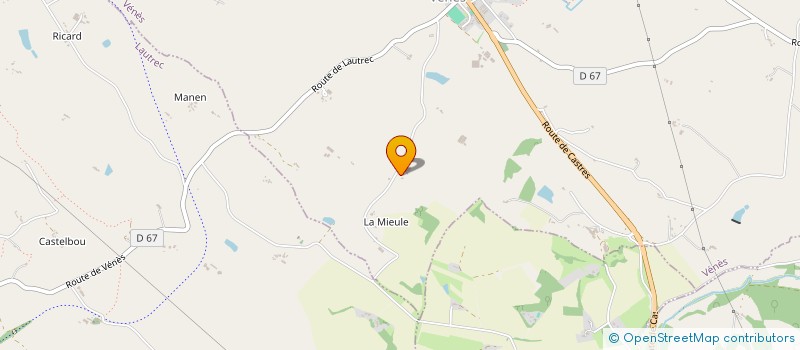 localisation de l'entreprise MONSIEUR ROBERT LAFON à LAUTREC