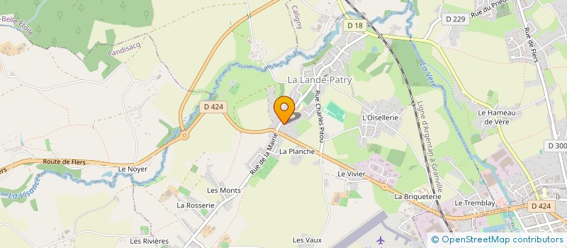 localisation de l'entreprise MONSIEUR ROBERT LAINE à LA LANDE-PATRY