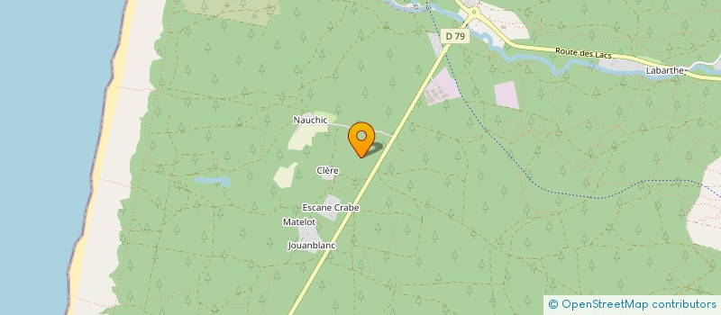 localisation de l'entreprise MONSIEUR ROBERT LALANNE  SOUSTONS