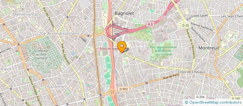localisation de l'entreprise MONSIEUR ROBERT LALOUM à BAGNOLET
