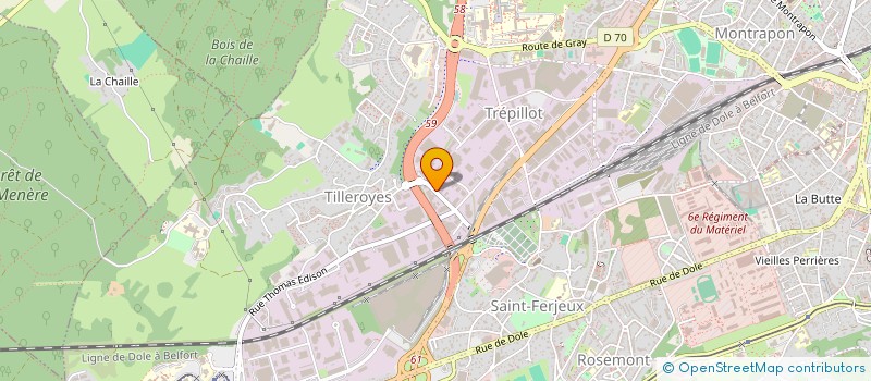 localisation de l'entreprise MONSIEUR ROBERT LAMBERT à BESANCON