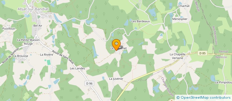 localisation de l'entreprise MONSIEUR ROBERT LANE  JAVERLHAC-LA-CHAPELLE-ST-ROBERT