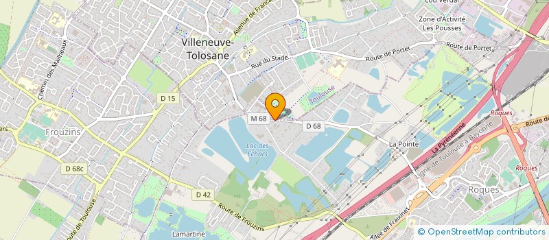 localisation de l'entreprise MONSIEUR ROBERT LANES à ROQUES