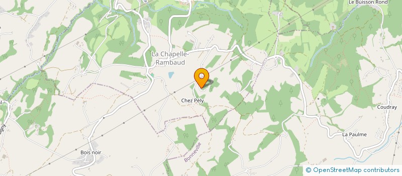 localisation de l'entreprise MONSIEUR ROBERT LAPIERRAZ  LA CHAPELLE RAMBAUD