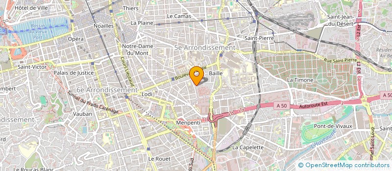 localisation de l'entreprise MONSIEUR ROBERT LAPIERRE à MARSEILLE