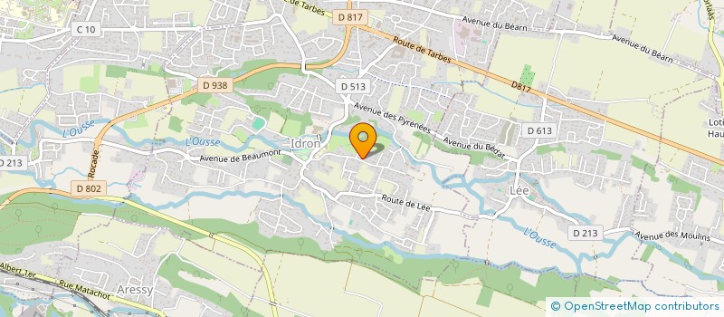 localisation de l'entreprise MONSIEUR ROBERT LAPLACE  SENDETS