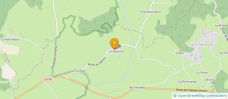 localisation de l'entreprise MONSIEUR ROBERT LAPORTE  SAINT-PEREUSE