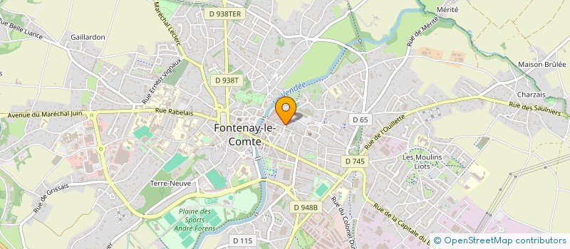 localisation de l'entreprise MONSIEUR ROBERT LARGEAU  FONTENAY-LE-COMTE