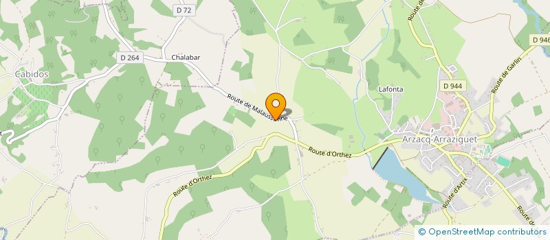 localisation de l'entreprise MONSIEUR ROBERT LARRIEU  CABIDOS