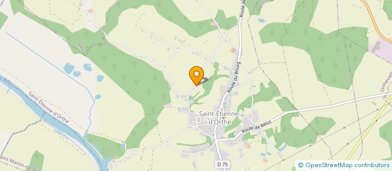 localisation de l'entreprise MONSIEUR ROBERT LARTIGAU  ORIST