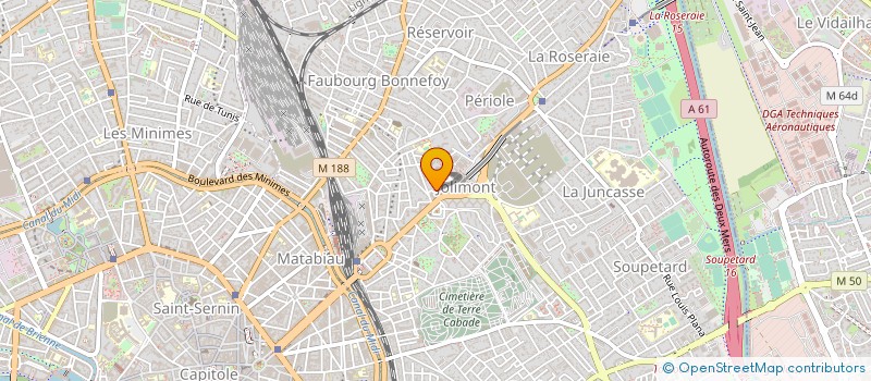 localisation de l'entreprise MONSIEUR ROBERT LAUGIER à TOULOUSE