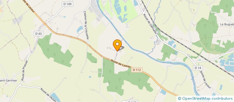 localisation de l'entreprise MONSIEUR ROBERT LAVAL  TEYSSODE