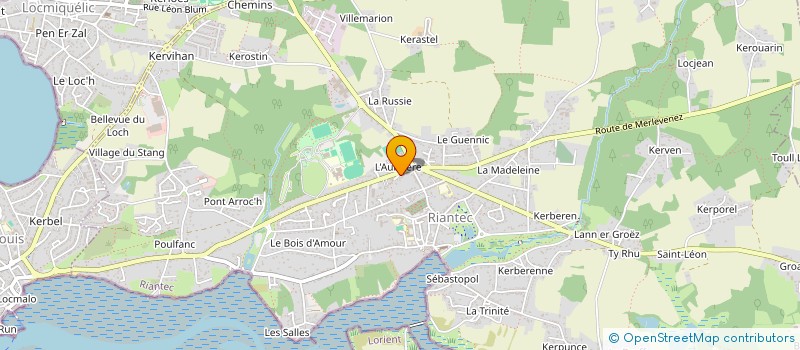 localisation de l'entreprise MONSIEUR ROBERT LE BOLAY  RIANTEC