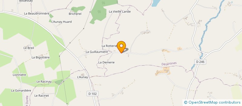 localisation de l'entreprise MONSIEUR ROBERT LE BOURDIEC  LANDIVY