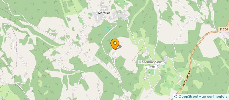 localisation de l'entreprise MONSIEUR ROBERT LE DIGABEL  MARCILLAC-SAINT-QUENTIN