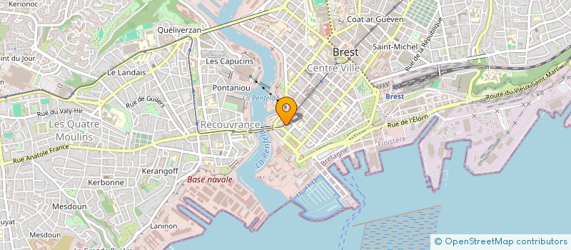 localisation de l'entreprise MONSIEUR ROBERT LE FUR  BREST