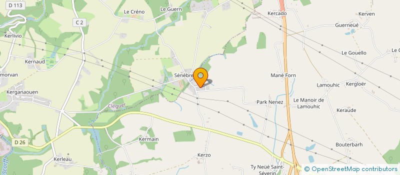 localisation de l'entreprise MONSIEUR ROBERT LE GARREC  CAUDAN