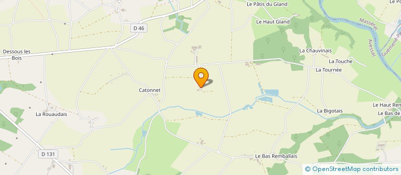 localisation de l'entreprise MONSIEUR ROBERT LE GOFF à AVESSAC