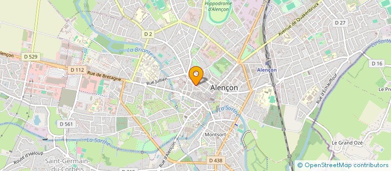 localisation de l'entreprise MONSIEUR ROBERT LE GUILLOUX à ALENCON