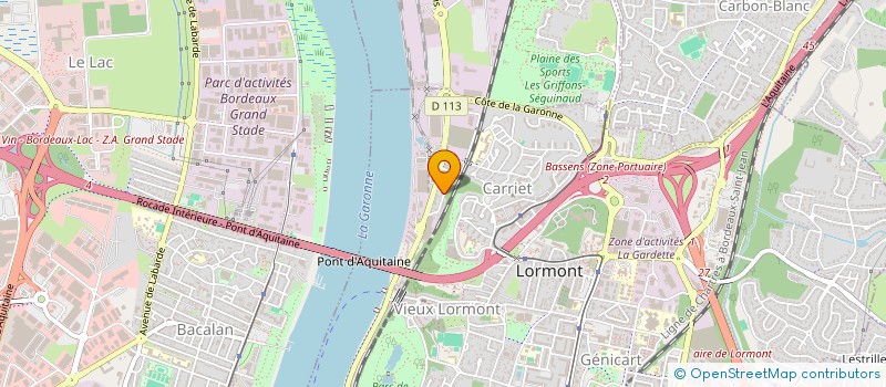 localisation de l'entreprise MONSIEUR ROBERT LE NOUVEL  LORMONT