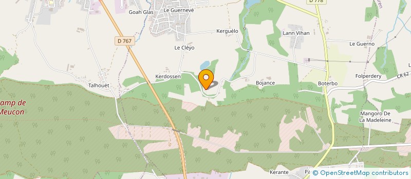 localisation de l'entreprise MONSIEUR ROBERT LE ROUX  LOCQUELTAS