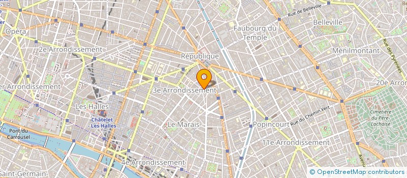localisation de l'entreprise MONSIEUR ROBERT LEBAZ à PARIS