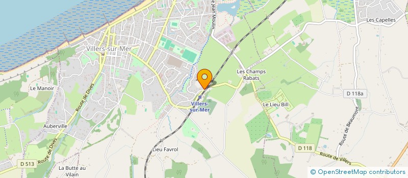 localisation de l'entreprise MONSIEUR ROBERT LEBLANC à VILLERS-SUR-MER