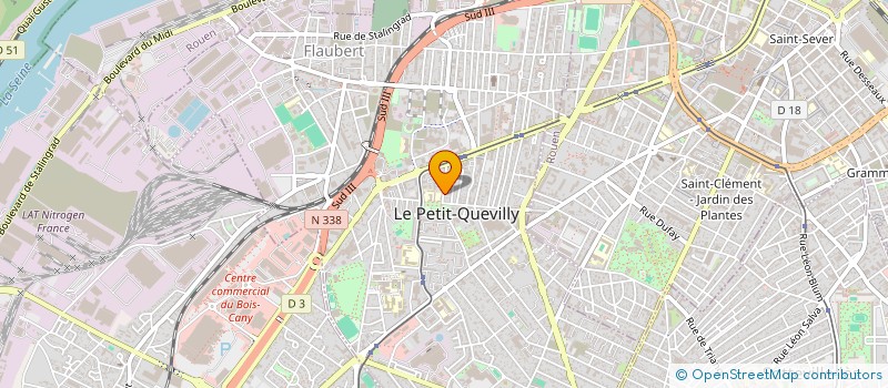 localisation de l'entreprise MONSIEUR ROBERT LEBREC à LE PETIT-QUEVILLY