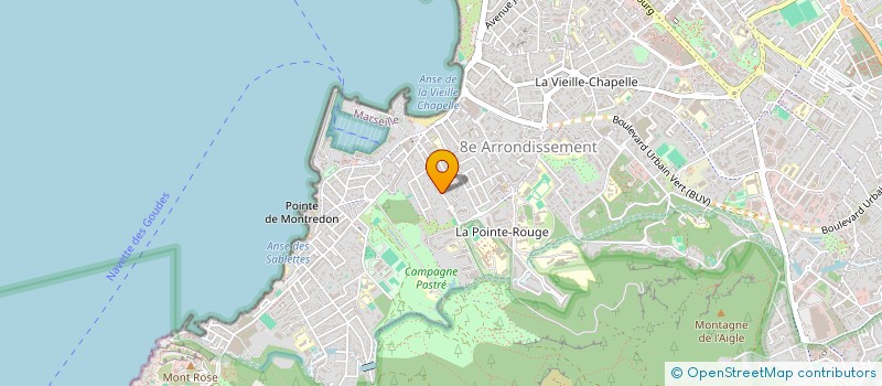localisation de l'entreprise MONSIEUR ROBERT LEBURGUE à MARSEILLE