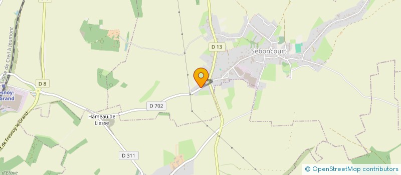 localisation de l'entreprise MONSIEUR ROBERT LECLERCQ  FIEULAINE