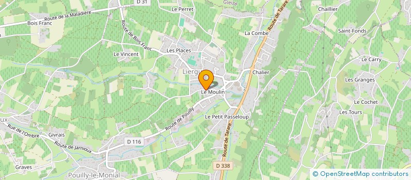 localisation de l'entreprise MONSIEUR ROBERT LEDOUX à PORTE DES PIERRES DOREES
