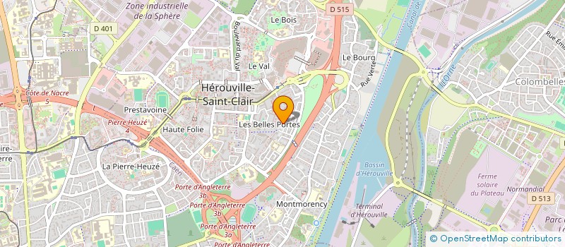 localisation de l'entreprise MONSIEUR ROBERT LEFRANCOIS  HEROUVILLE SAINT CLAIR