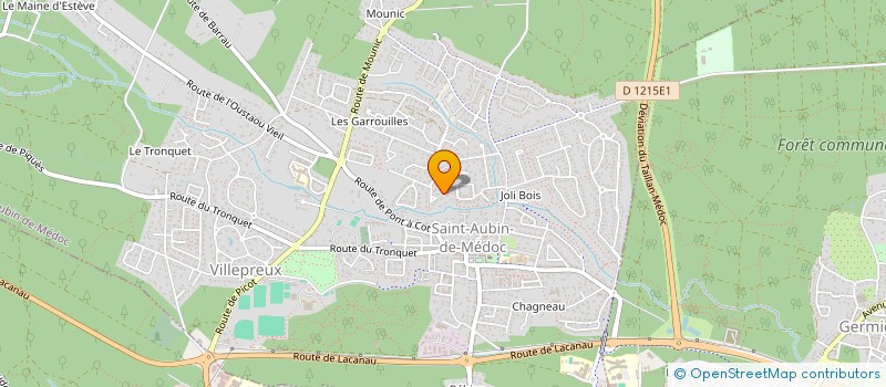 localisation de l'entreprise MONSIEUR ROBERT LEGER  SAINT-AUBIN-DE-MEDOC