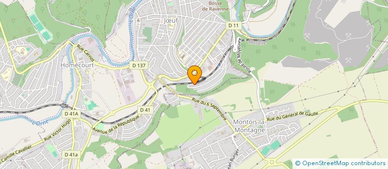 localisation de l'entreprise MONSIEUR ROBERT LEGRAND  JUF