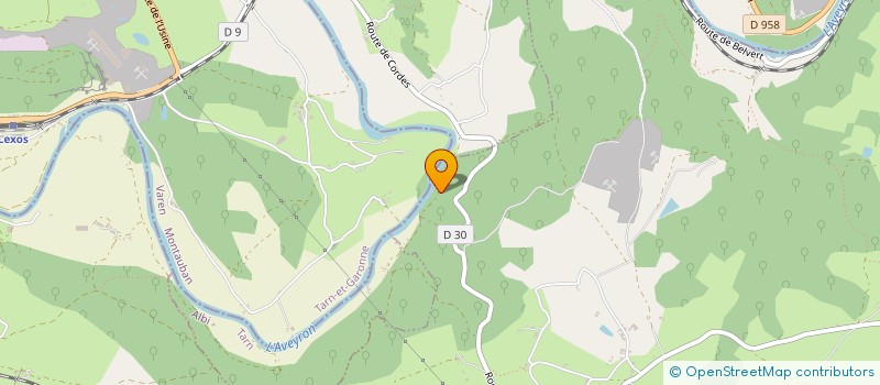 localisation de l'entreprise MONSIEUR ROBERT LEGROS  SAINT-MARTIN-LAGUEPIE