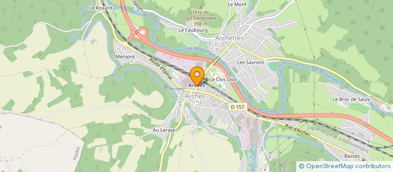 localisation de l'entreprise MONSIEUR ROBERT LEHMANN à ARCHES