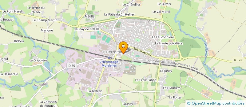 localisation de l'entreprise MONSIEUR ROBERT LEIGHTON  L'HERMITAGE