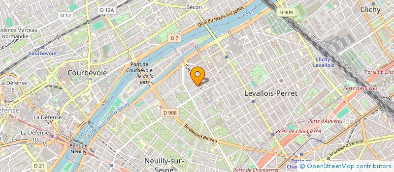 localisation de l'entreprise MONSIEUR ROBERT LEMAU DE TALENCE à NEUILLY-SUR-SEINE
