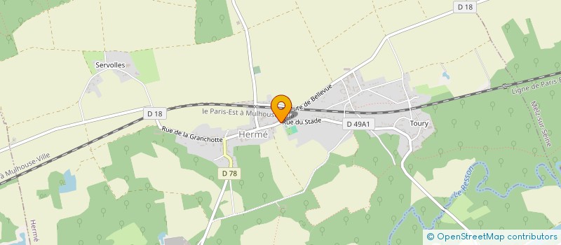 localisation de l'entreprise MONSIEUR ROBERT LENFANT  HERME