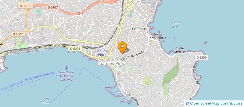 localisation de l'entreprise MONSIEUR ROBERT-LEONARD MINEA  ANTIBES