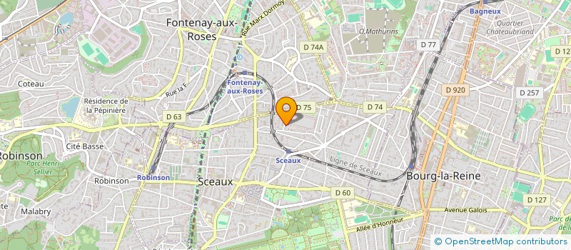 localisation de l'entreprise MONSIEUR ROBERT LEPEZ à SCEAUX
