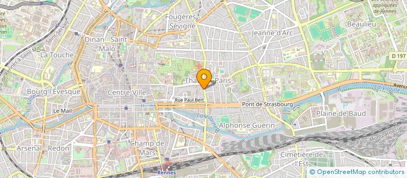 localisation de l'entreprise MONSIEUR ROBERT LEPRINCE  RENNES