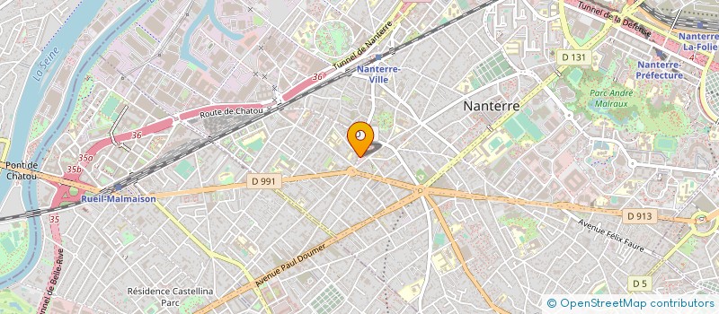 localisation de l'entreprise MONSIEUR ROBERT LESAGE à NANTERRE