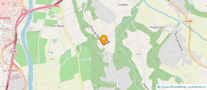 localisation de l'entreprise MONSIEUR ROBERT LESCURE  MONTAUBAN