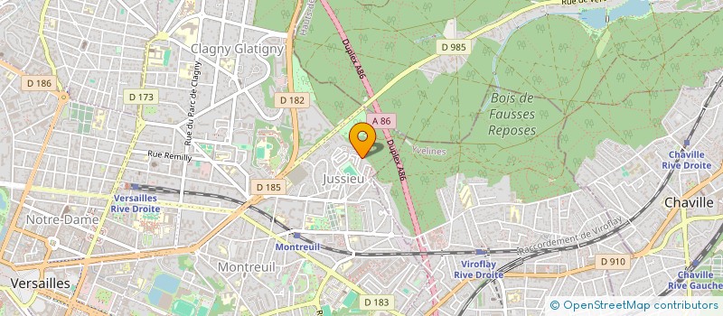 localisation de l'entreprise MONSIEUR ROBERT LHEUREUX à VERSAILLES