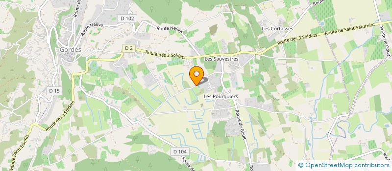 localisation de l'entreprise MONSIEUR ROBERT LIENS  GORDES