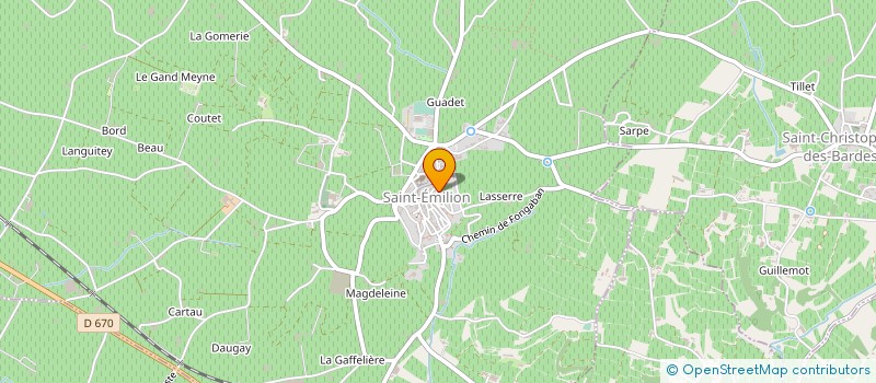 localisation de l'entreprise MONSIEUR ROBERT LIGNAC à SAINT-EMILION